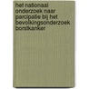 Het nationaal onderzoek naar parcipatie bij het bevolkingsonderzoek borstkanker door H. Boer