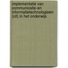 Implementatie van Communicatie-en informatietechnologieen (CIT) in het onderwijs by J.C.M.M. Moonen