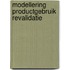 Modellering productgebruik revalidatie