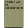 Kwaliteit van de beleidstheorie door Walraven