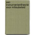 Een instrumententheorie voor milieubeleid