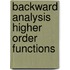 Backward analysis higher order functions