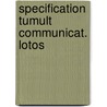 Specification tumult communicat. lotos door Niemeyer