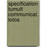 Specification tumult communicat. lotos by Niemeyer