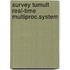 Survey tumult real-time multiproc.system