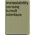 Metastability conseq. tumult interface