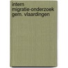Intern migratie-onderzoek gem. vlaardingen by Zon