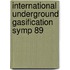 International underground gasification symp 89