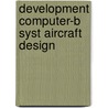 Development computer-b syst aircraft design door Bil
