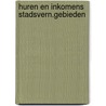 Huren en inkomens stadsvern.gebieden door Vervaet