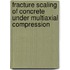 Fracture scaling of concrete under multiaxial compression