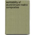 Weldability of aluminimum-matrix composites