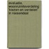 Evaluatie, woonruimteverdeling 'Kiezen en verdelen' in Roosendaal