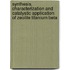 Synthesis, characterization and catalystic application of zeolite titanium beta