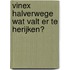VINEX halverwege wat valt er te herijken?