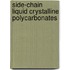 Side-chain liquid crystalline polycarbonates