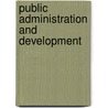 Public Administration and Development door Iias