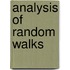 Analysis of random walks