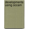Developments using occam door Onbekend