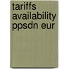 Tariffs availability ppsdn eur door Corniellie Braun