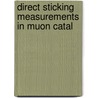 Direct sticking measurements in muon catal door Baan