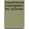 Experimental investigation etc cyclones door Bernards