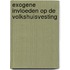 Exogene invloeden op de volkshuisvesting