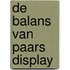 De balans van Paars display