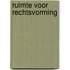 Ruimte voor rechtsvorming