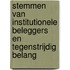 Stemmen van institutionele beleggers en tegenstrijdig belang