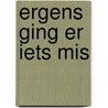 Ergens ging er iets mis door S. Miedema