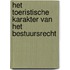 Het toeristische karakter van het bestuursrecht