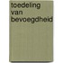 Toedeling van bevoegdheid