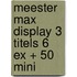 Meester Max display 3 titels 6 ex + 50 mini