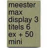 Meester Max display 3 titels 6 ex + 50 mini door Rindert Kromhout