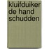 Kluifduiker de hand schudden