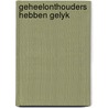 Geheelonthouders hebben gelyk door Ley