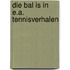 Die bal is in e.a. tennisverhalen