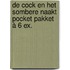 De Cock en het sombere naakt pocket pakket à 6 ex.