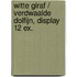 Witte giraf / Verdwaalde dolfijn, display 12 ex.