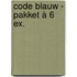 Code blauw - pakket à 6 ex.