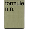 Formule n.n. by Francis Charlier