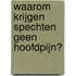 Waarom krijgen spechten geen hoofdpijn?