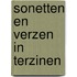Sonetten en verzen in terzinen