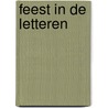 Feest in de letteren door Koos Hageraats