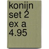 Konijn set 2 ex a 4.95 by Auke Kok
