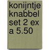 Konijntje Knabbel set 2 ex a 5.50 by K. van der Put