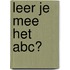 Leer je mee het ABC?