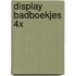 Display badboekjes 4x