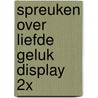 Spreuken over liefde geluk display 2x door Exley